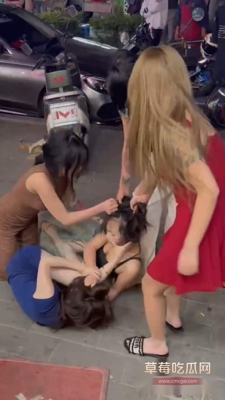 许昌市精神小妹干架现场 2 许昌市精神小妹干架现场 2
