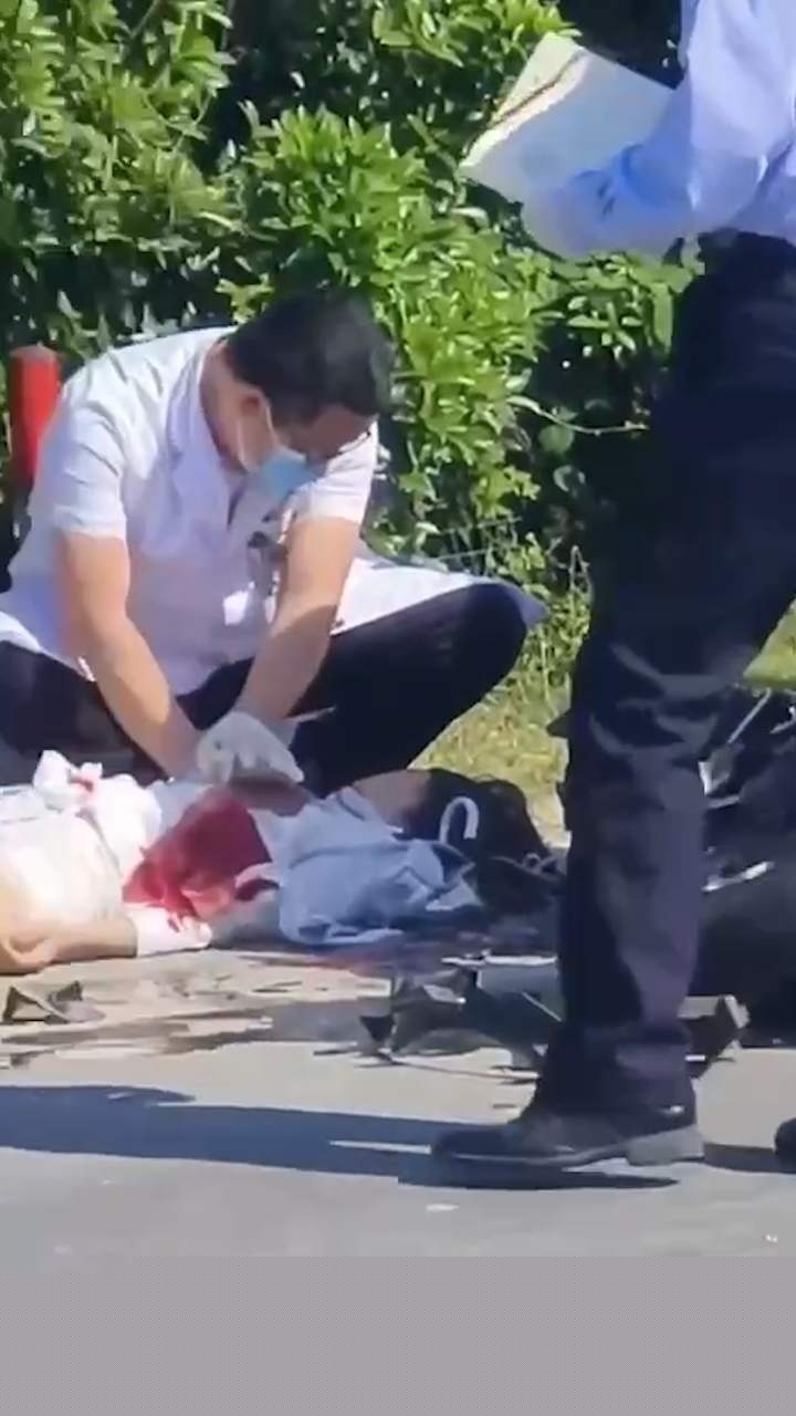 长沙女骑士撞车 3 长沙女骑士撞车 3