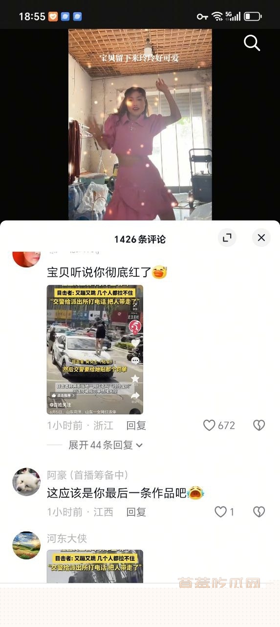 女子因违停被贴罚单后情绪激动 9 女子因违停被贴罚单后情绪激动 9