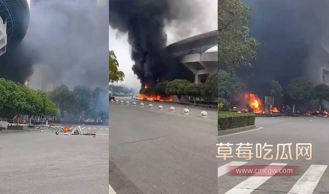 湖北荆州市奥体中心一架大型飞机失事.jpg 湖北荆州市奥体中心一架大型飞机失事.jpg