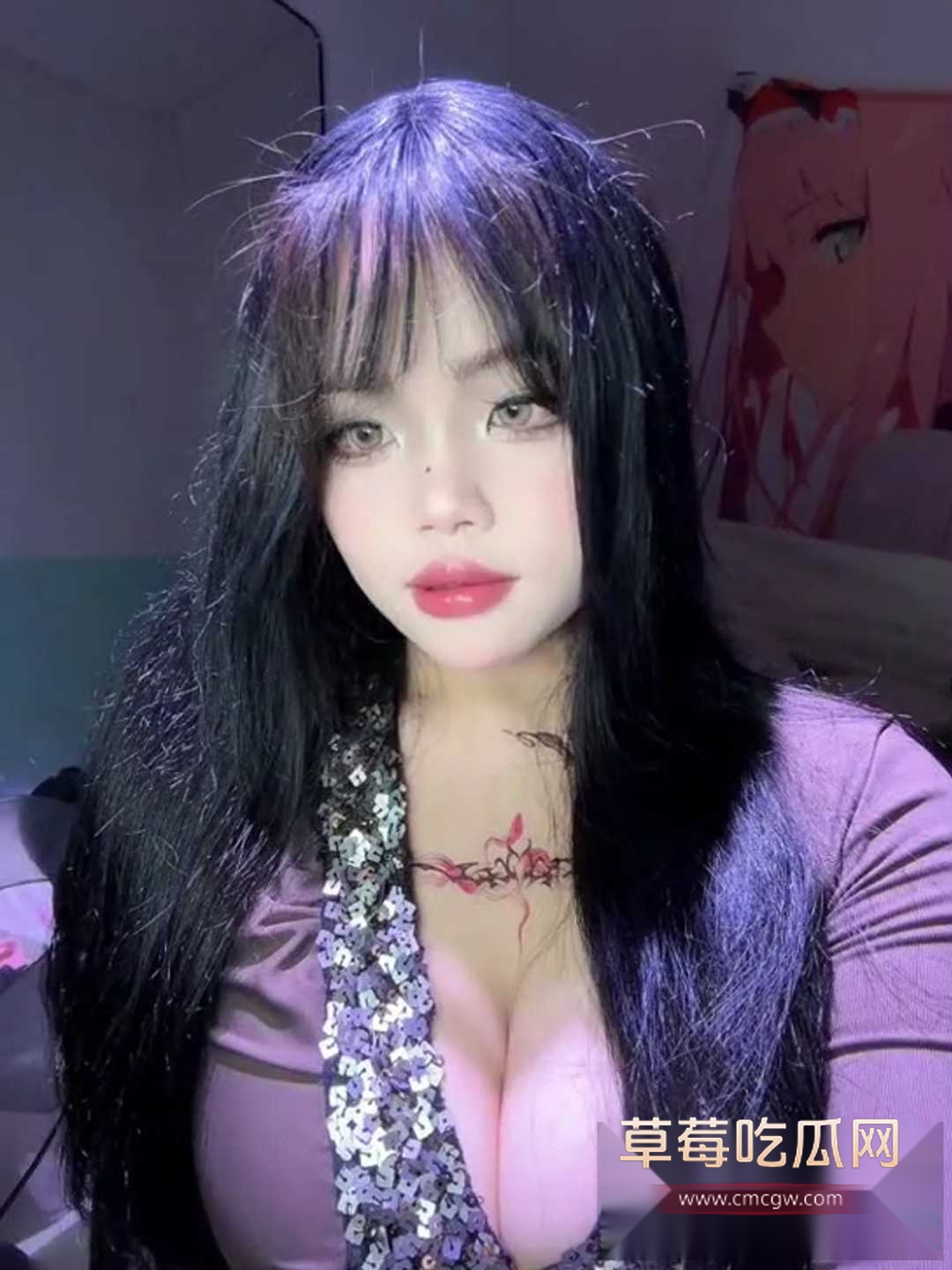 抖音网红吃货大白巨乳 1
