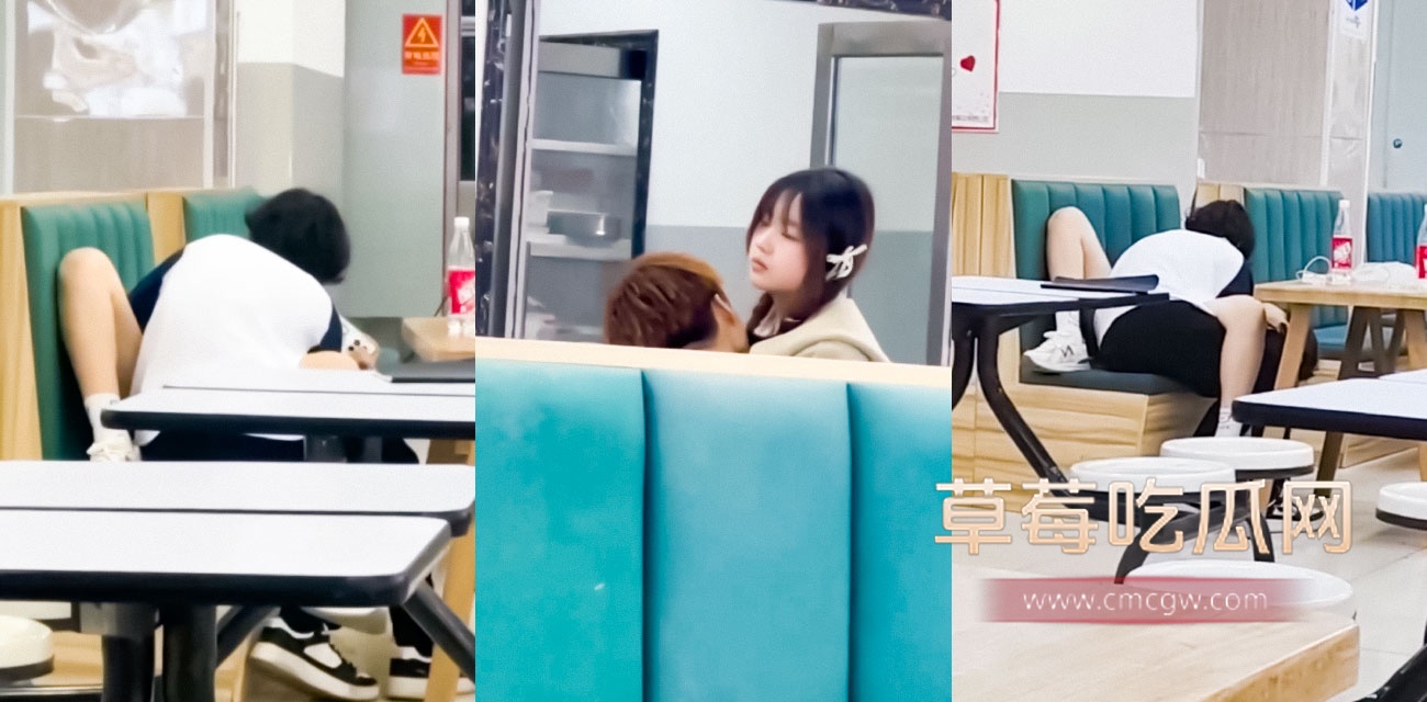端午节放假不回家 小情侣在学校食堂整活.jpg