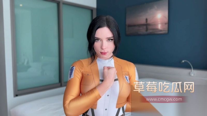 欧美网黄SweetieFox身着三笠Cos服被深喉狂操 1 欧美网黄SweetieFox身着三笠Cos服被深喉狂操 1