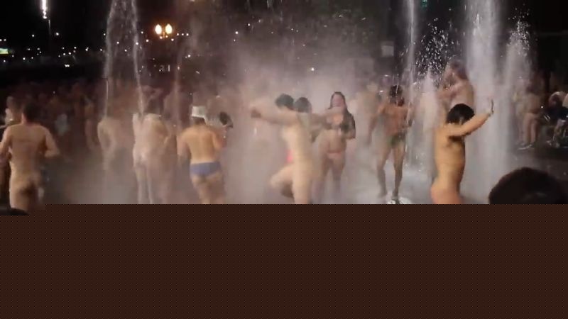 波特兰万人裸体自行车夜骑9 波特兰万人裸体自行车夜骑9