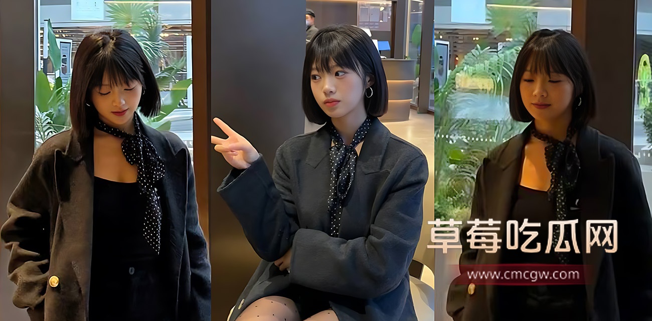 黑衣短发时尚靓妹.jpg 黑衣短发时尚靓妹.jpg