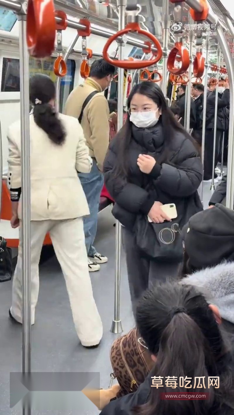 杭州地铁9号线惊现年轻妹子和老大妈撕逼大战8 杭州地铁9号线惊现年轻妹子和老大妈撕逼大战8
