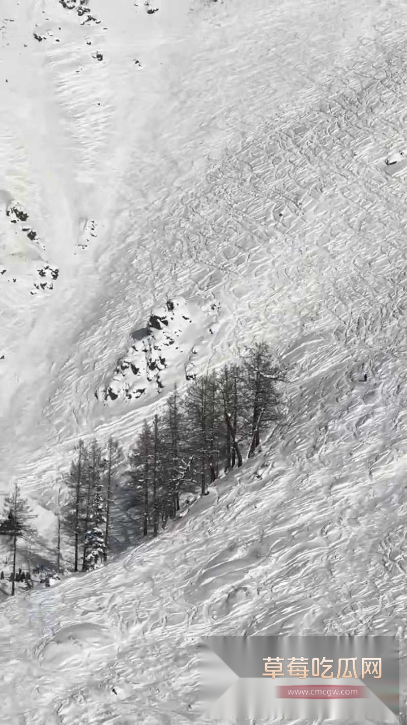 新疆禾木吉克普林滑雪场突发雪崩 9 新疆禾木吉克普林滑雪场突发雪崩 9