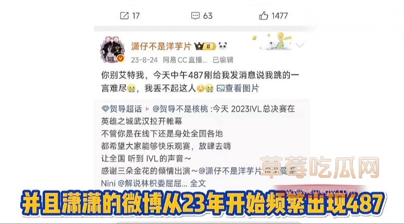 女主持潇潇出轨487详细经过7