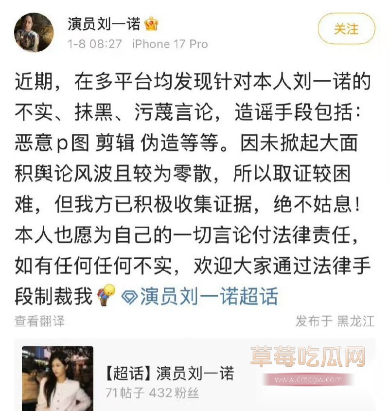 网友们对刘一诺的质疑3 网友们对刘一诺的质疑3
