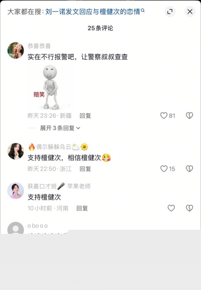 网友们对刘一诺的质疑9 网友们对刘一诺的质疑9