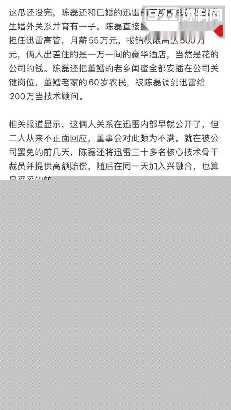 迅雷前CEO陈磊事件详情5