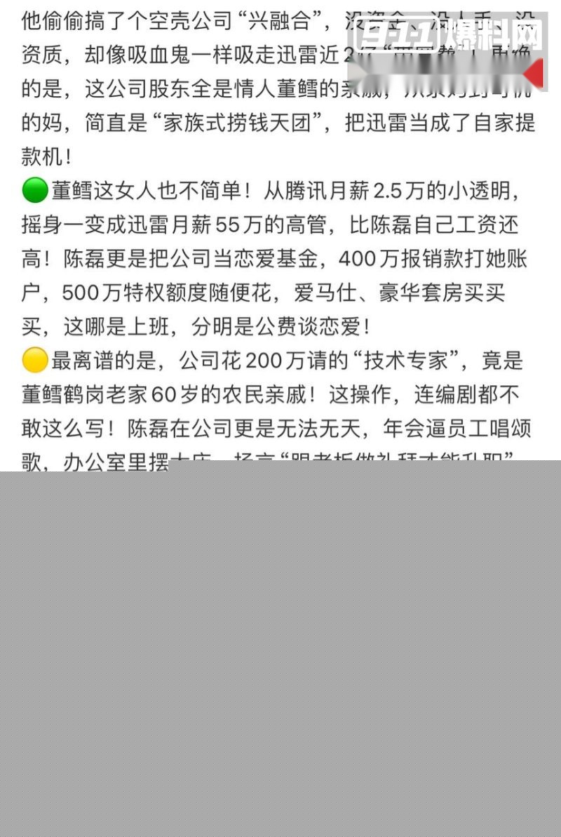 迅雷前CEO陈磊事件详情10