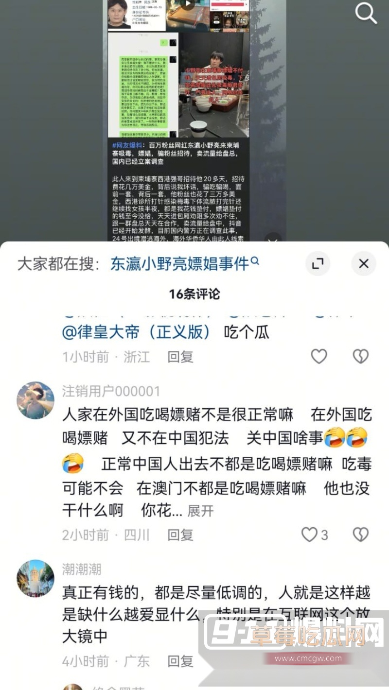 百万粉丝网红东瀛小野亮柬埔寨狂欢翻车 10