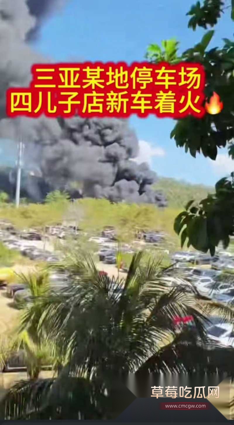 停车场突发大火 5 停车场突发大火 5