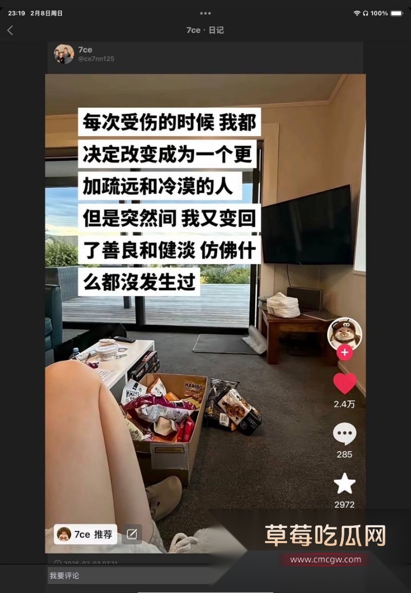 54w粉丝女神凡随意张艺凡 被现任男友7ce发小作文实锤出轨 66