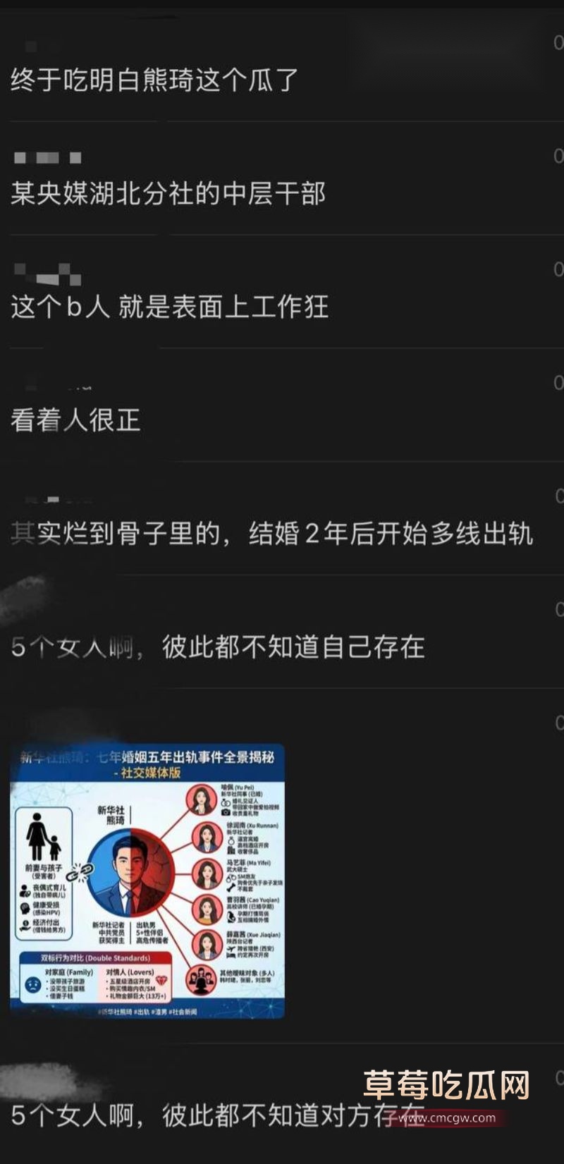 网传熊琦出轨的聊天记录以及私密视频6 网传熊琦出轨的聊天记录以及私密视频6