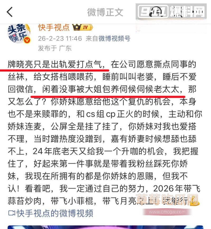 牌晓亮被曝光出轨当鸭子3 牌晓亮被曝光出轨当鸭子3