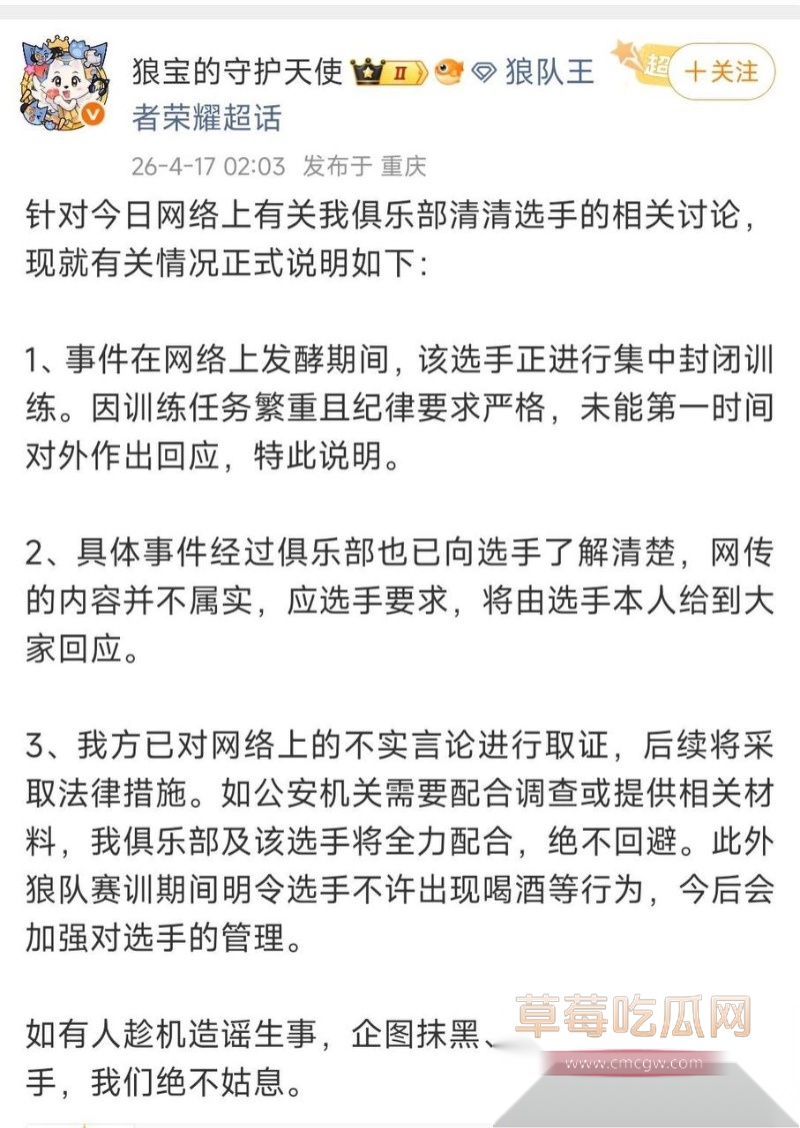 王者荣耀狼队清清 27 王者荣耀狼队清清 27