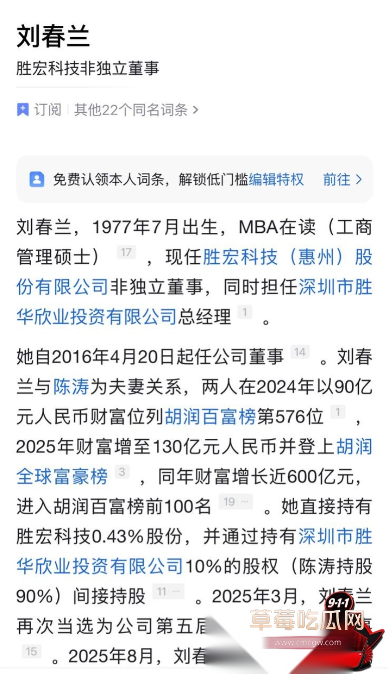 胜宏科技董事长陈涛 13 胜宏科技董事长陈涛 13