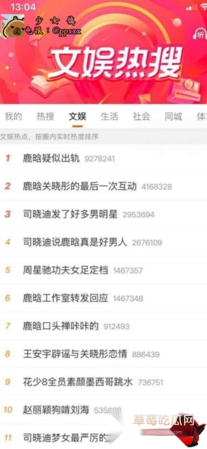 司晓迪睡遍内娱顶流24