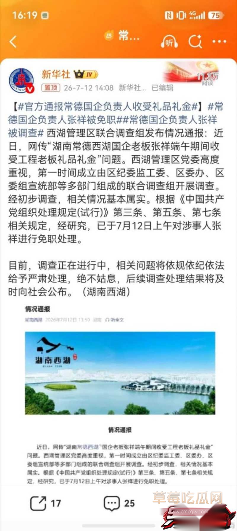 湖南常德西湖管理区张祥事件 7
