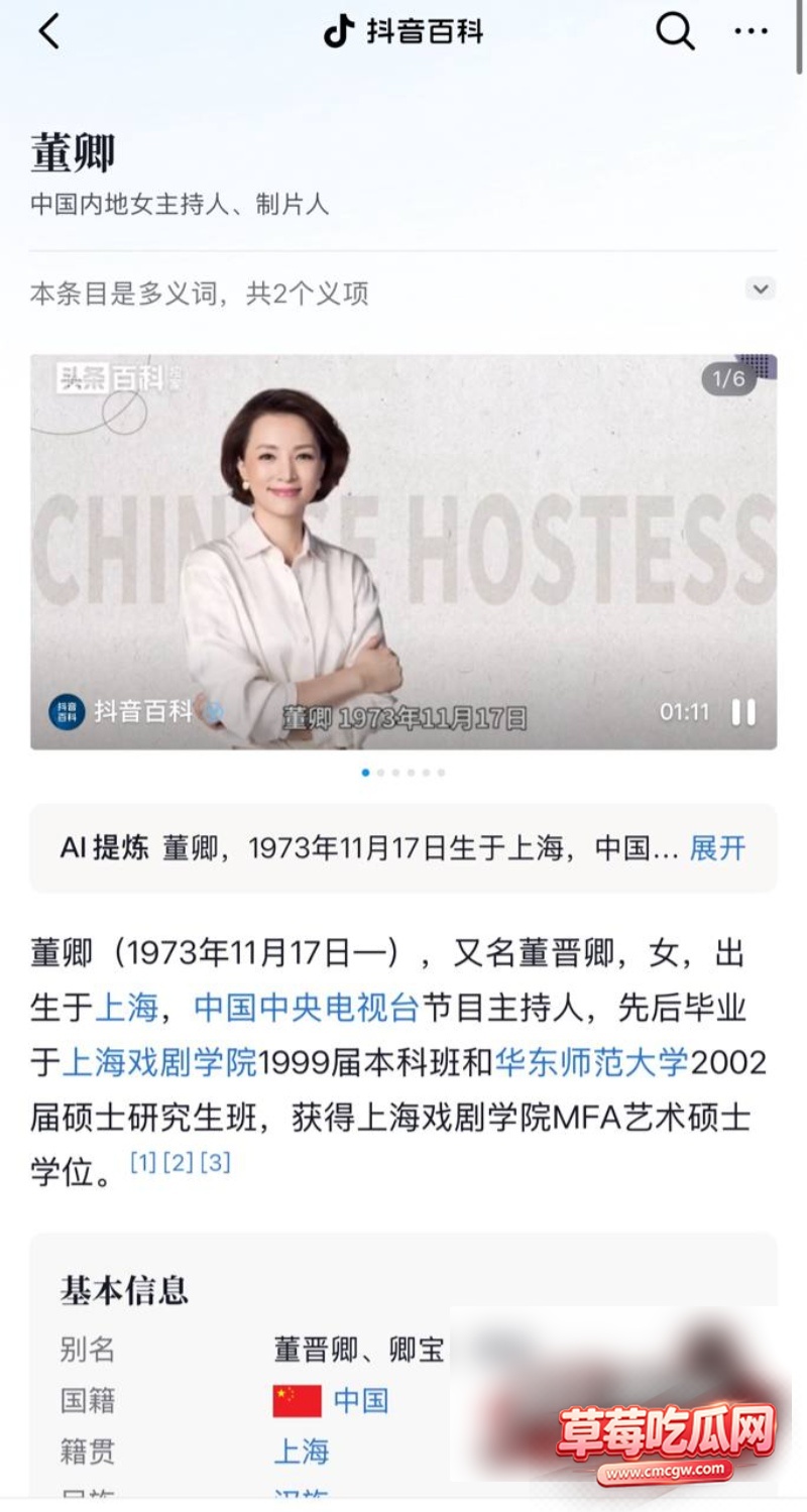 央视主持人一姐 董卿10 央视主持人一姐 董卿10