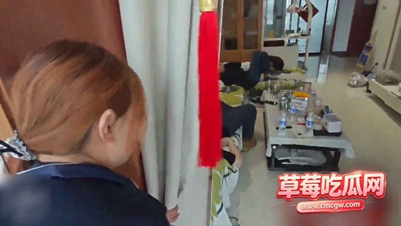 窗帘外朋友在客厅休息 6 窗帘外朋友在客厅休息 6