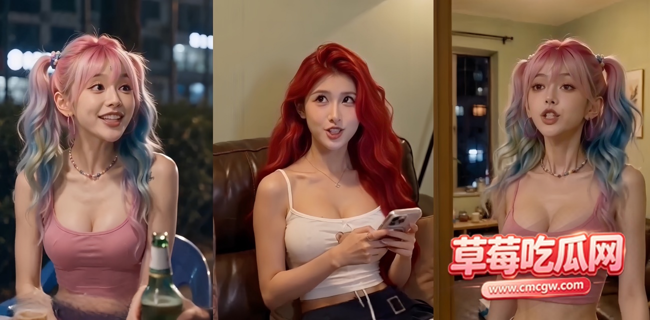 AI短剧《我和精神小妹同居》