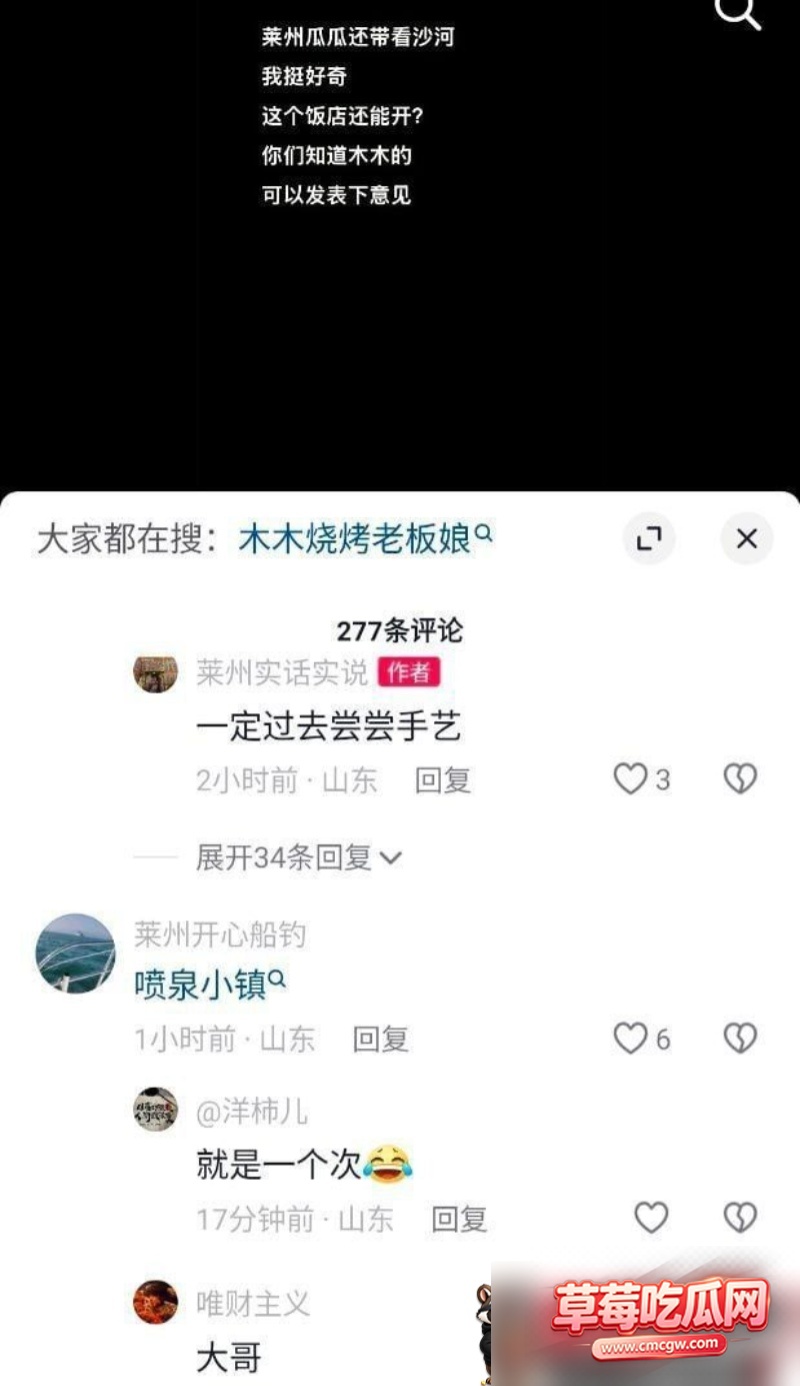 莱州沙河烧烤店老板娘王木木2 莱州沙河烧烤店老板娘王木木2